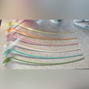 Tupperware Pastel Long-Handled Spoons Set